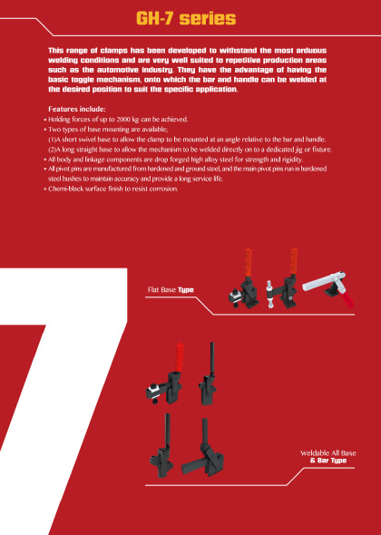 Heavy Duty Weldable & F Type Clamps