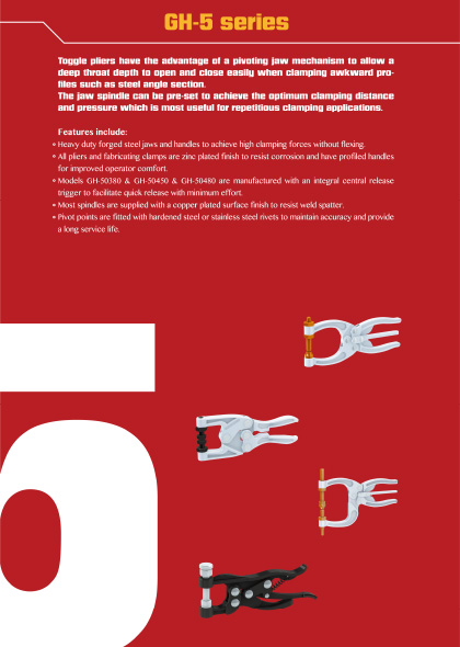 Squeeze Action Clamps